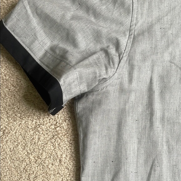 Mossimo Gray Casual Button Down Shirt - Picture 3 of 5